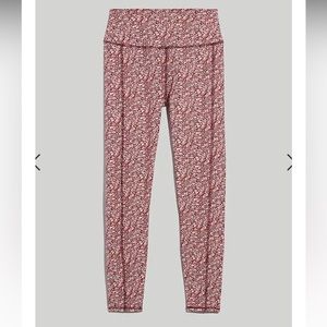 Madewell MWL Flex High-Rise 25" Leggings in Cottage Garden Size Medium